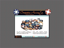 Tablet Screenshot of ceramicassunta.it
